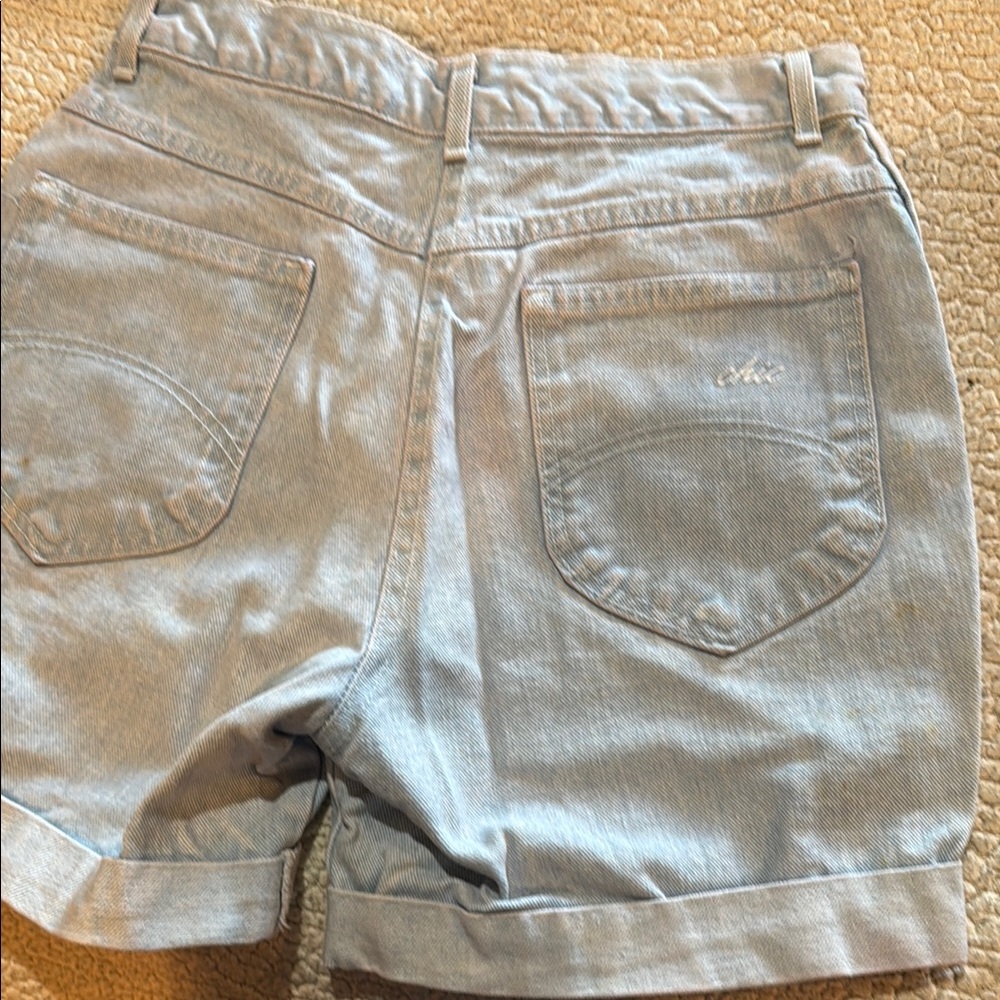 Light Blue Denim Women's Shorts